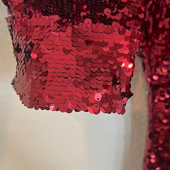 Alice + Olivia Brenna Sequin Bodycon Dress - Picture 7 of 13